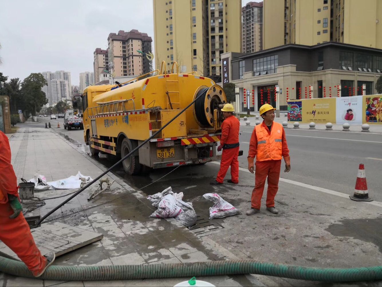 东兴排污管道清淤-管道清洗